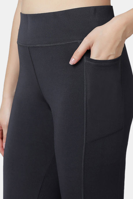 Red Rose Moisture Wicking Legging - M Grey — image 6